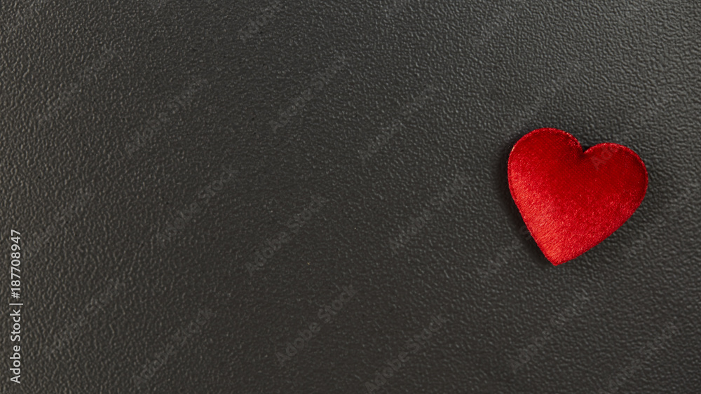 Obraz premium red heart Valentine's Day card