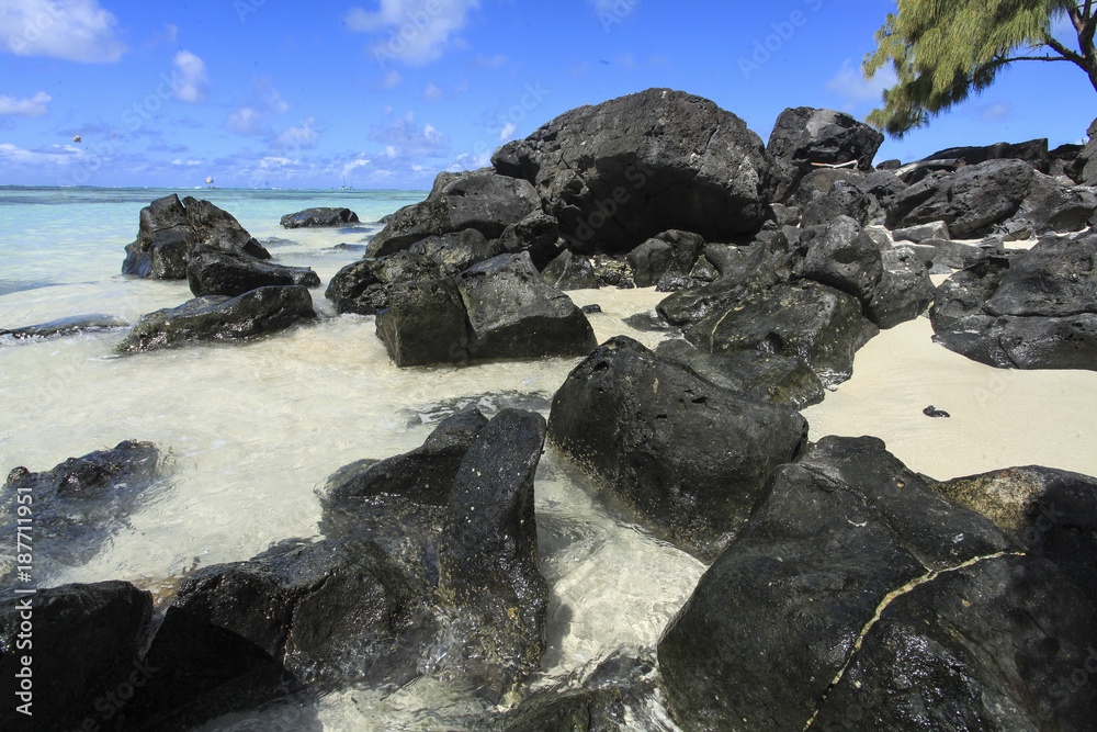 rock with sea rock with sea
