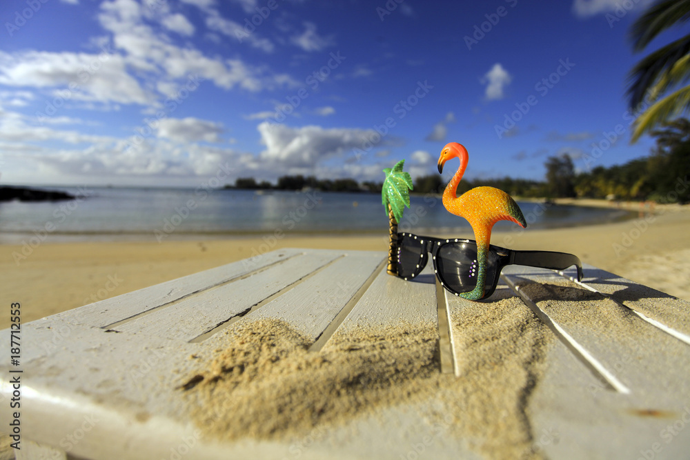 Obraz premium sunglass with holiday