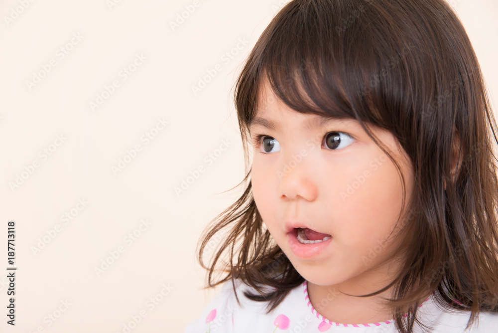 女の子のアップ 女の子のアップ