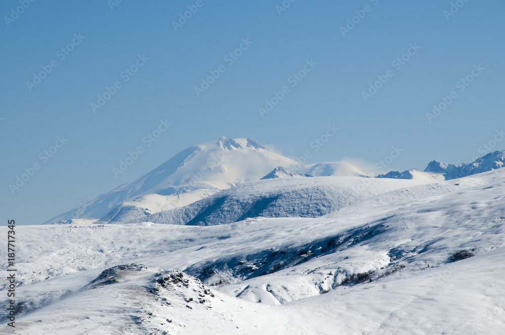 Mountains near the village of Arkhyz.