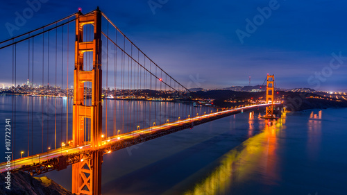 Golden Gate bridge  San Francisco  California. USA