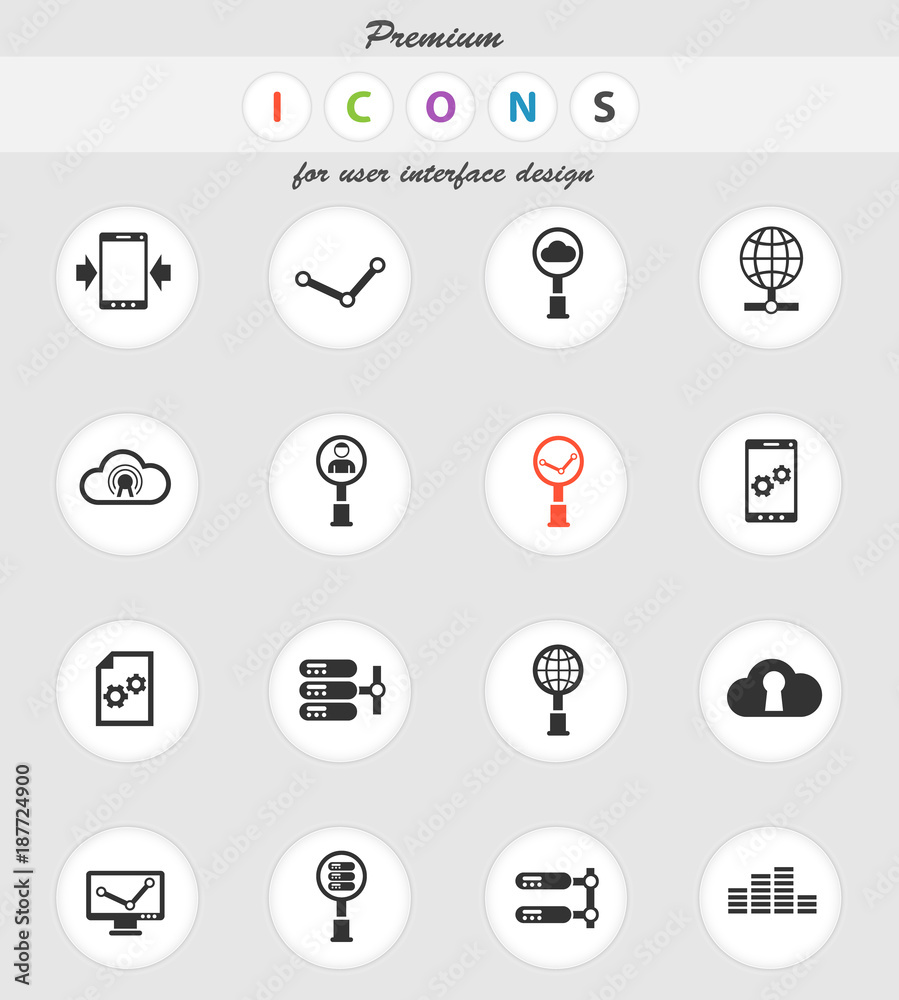 social network icon set