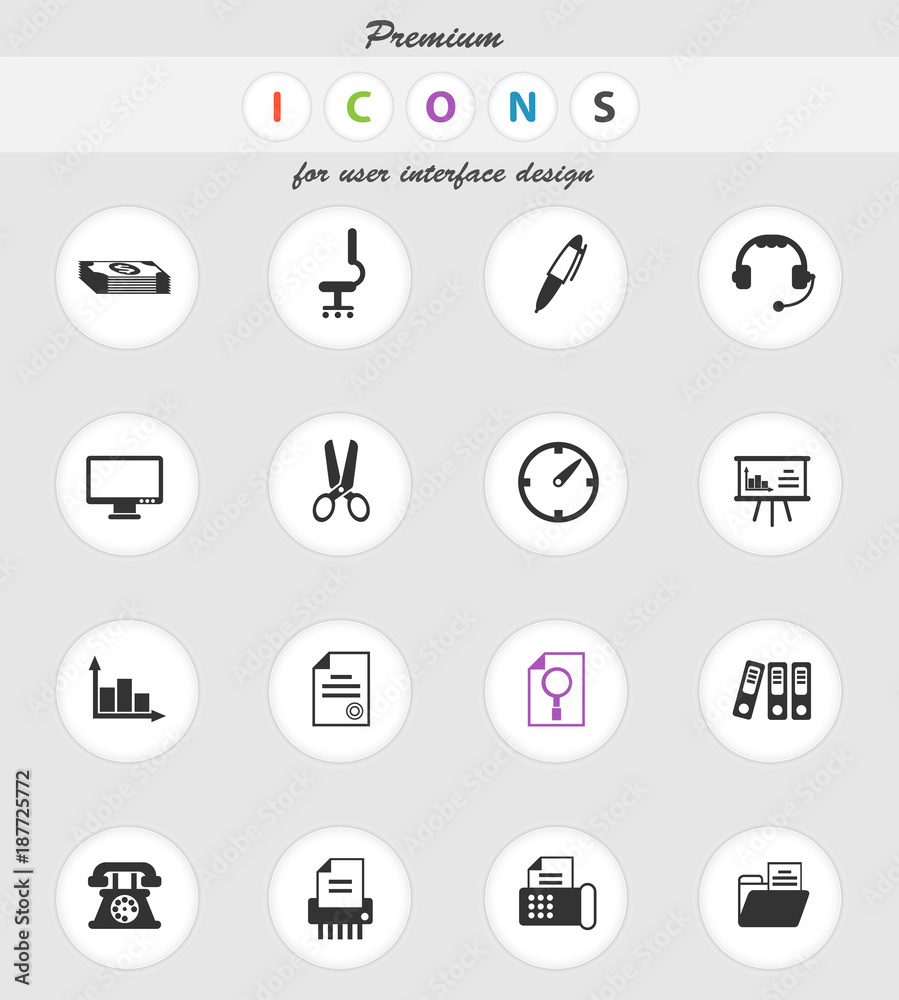office icon set