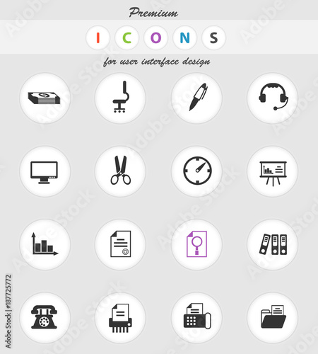 office icon set