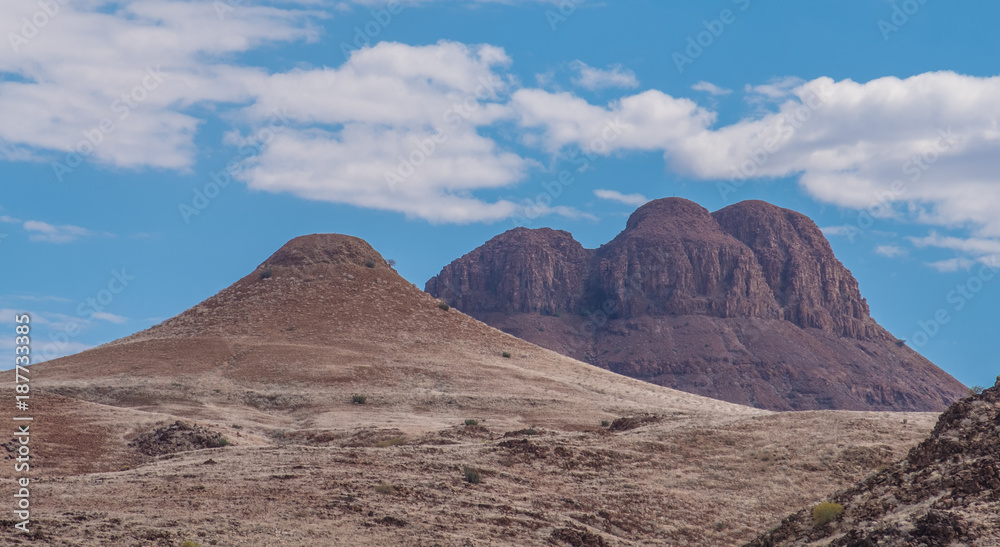 On the road toward Khorixas in the Kunene region of Northern Namibia.