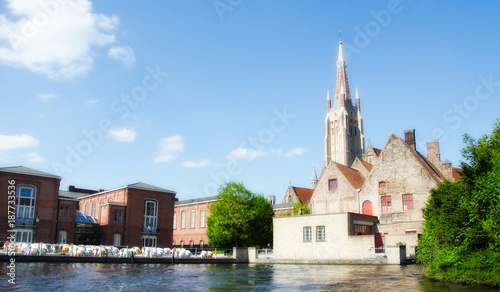 Colors of Bruges during Spring