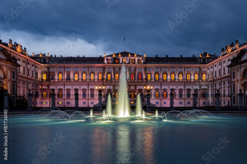 Monza, notturno Villa Reale