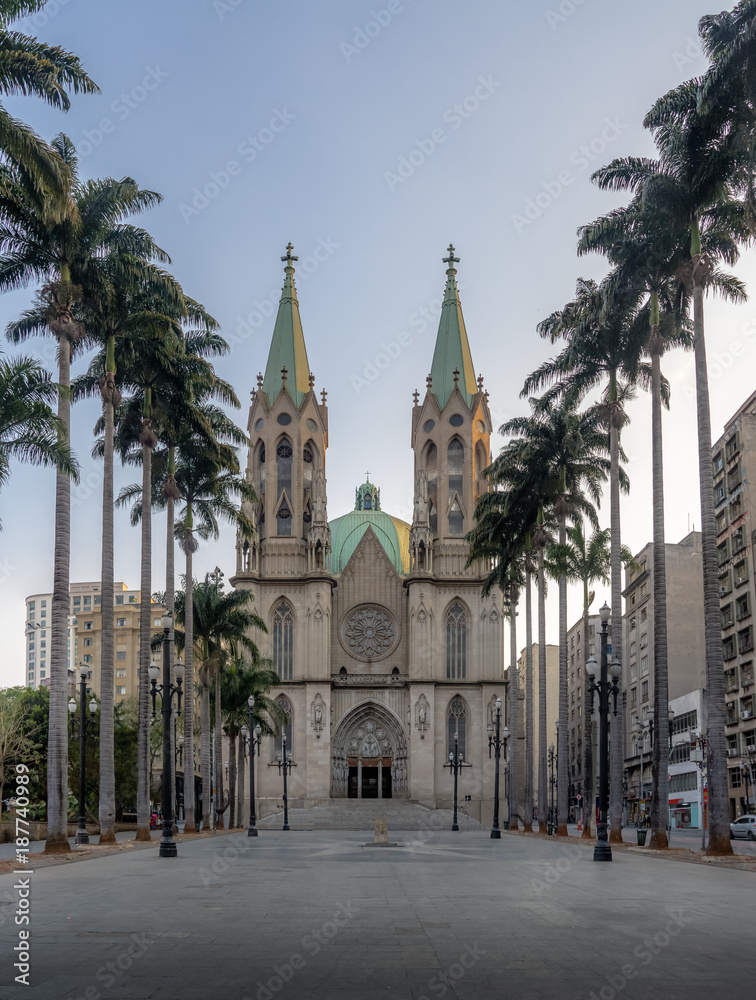 Fototapeta premium Se Cathedral - Sao Paulo, Brazil