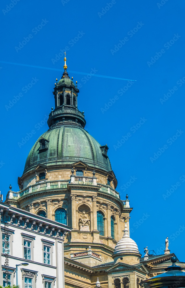 St. Stephen's Basilica, Budapest, Hungary. Named after the first King of Hungary. Co-cathedral of Budapest.