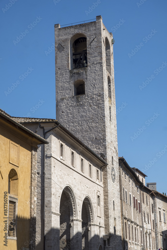 Narni (Umbria, Italy), historic city: tower