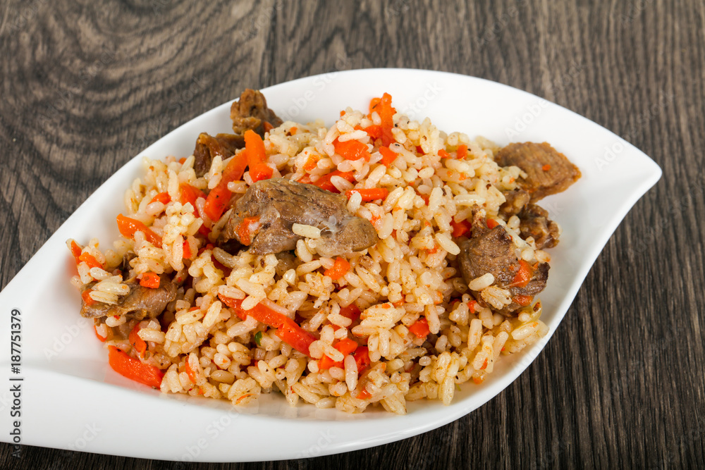 Asian rice - Plov Asian rice - Plov