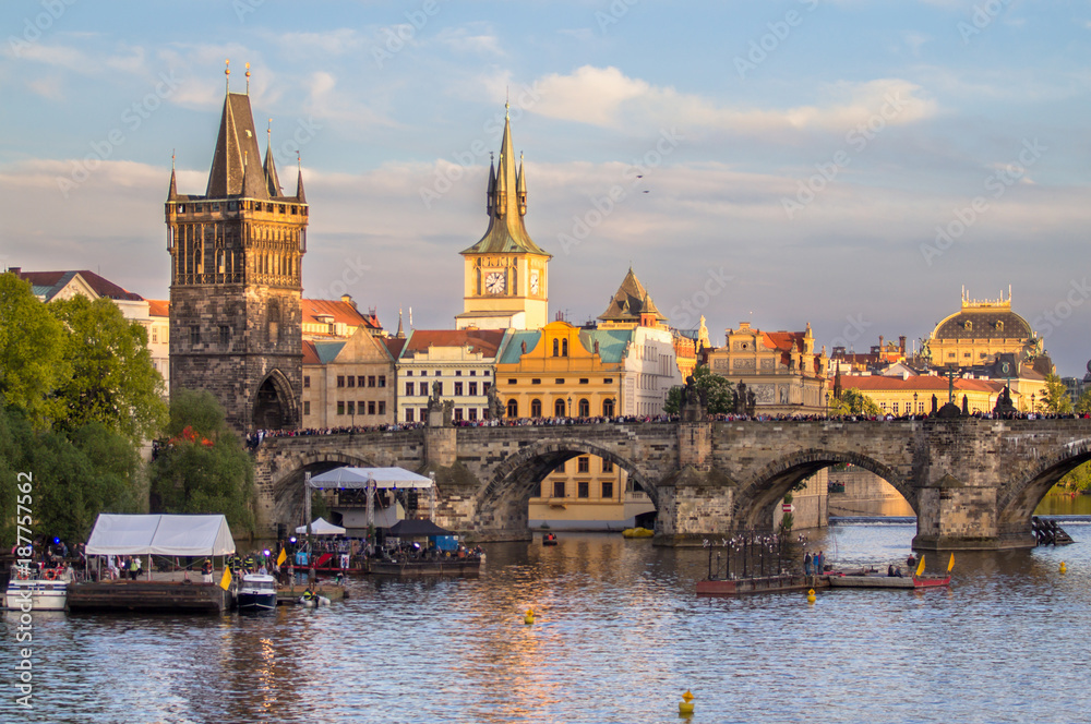 Naklejka premium Most Karola w Pradze
