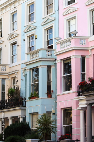 Notting Hill houses in London, UK