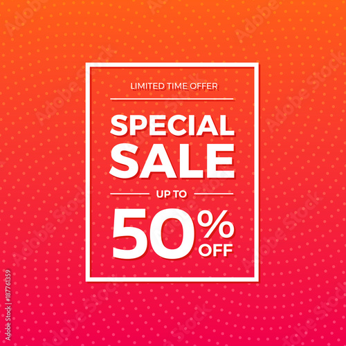 Special Sale 50% Off Label