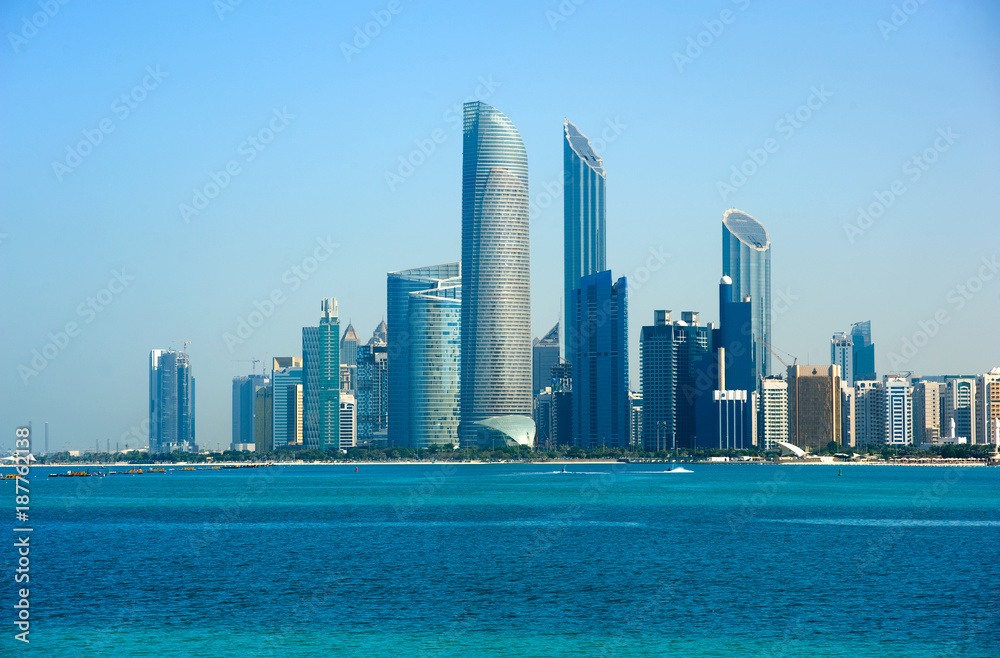 Fototapeta premium Skyline Abu Dhabi