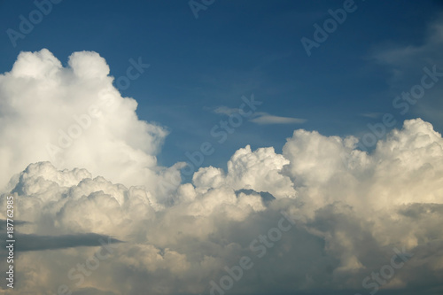 clouds and blue sky background © watink