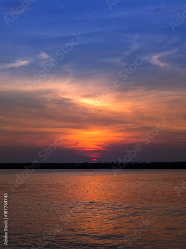 Sunrise at chao samran beach. © iaodesign