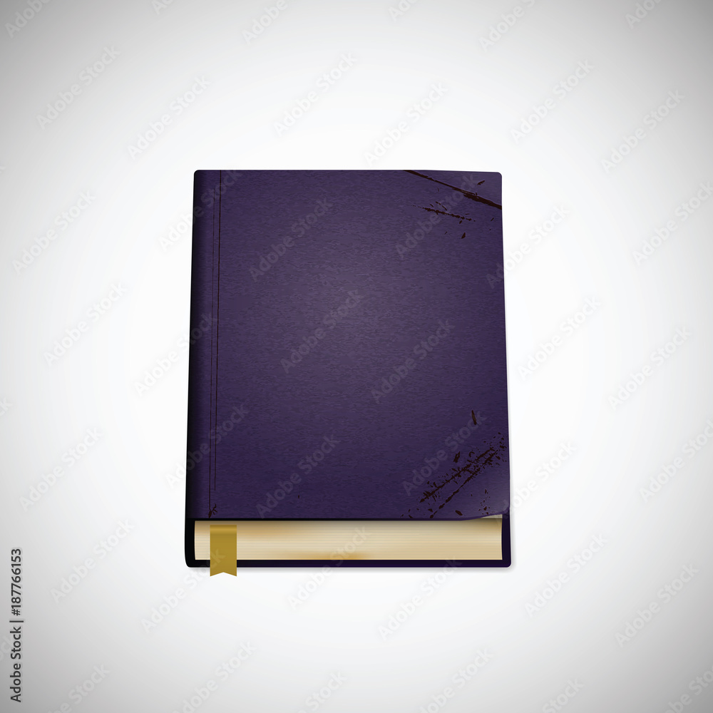 Fototapeta premium Old book icon