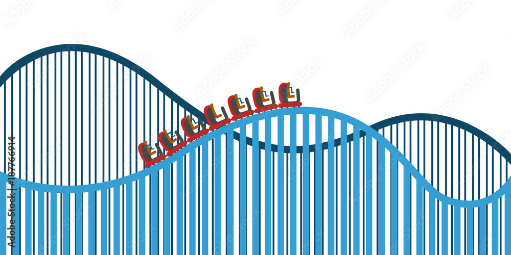 Isolated roller coaster Isolated roller coaster