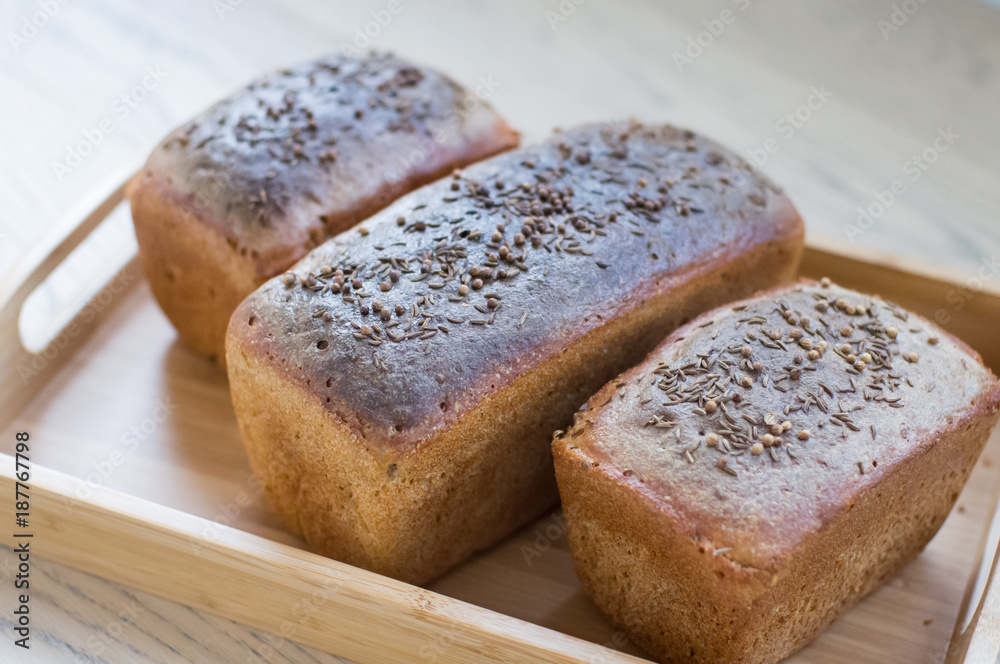 Homemeade rye bread