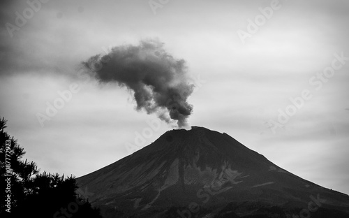 Landscape in Popocatepetl