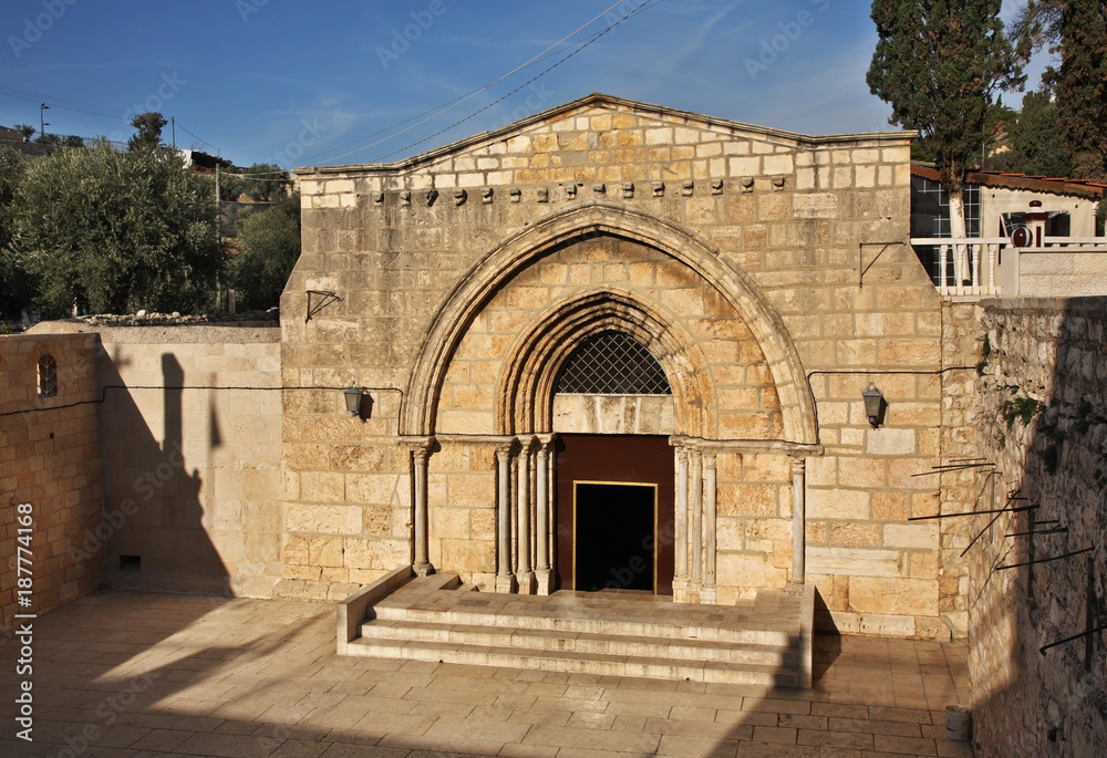 Church of  Sepulchre of Saint Mary in Jerusalem. Israel