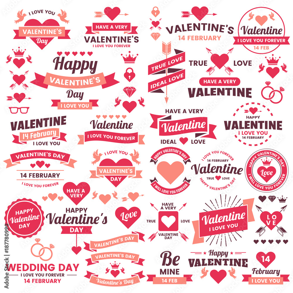 Valentine template banner Vector background for banner Valentine template banner Vector background for banner
