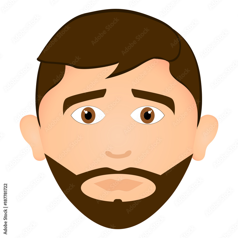 Serious man avatar