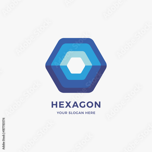 Hexagon Logo Design Template