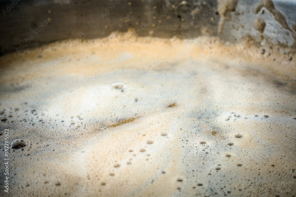 Homebrewing Mash Tun Close-up Homebrewing Mash Tun Close-up