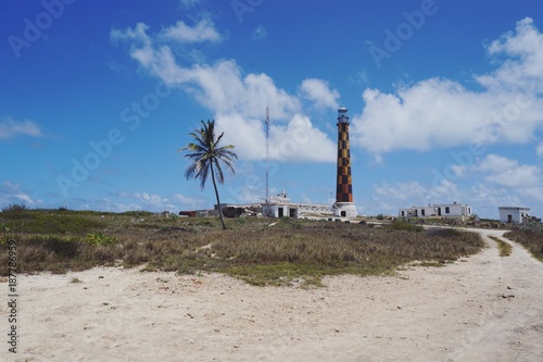 Leuchtturm auf Cayo Romano  Cayo Coco  Jardines Del Rey  Kuba  Karibik