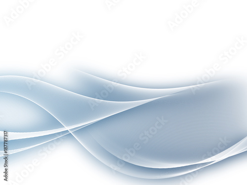  Blue soft abstract business graphic wave background © gojalia