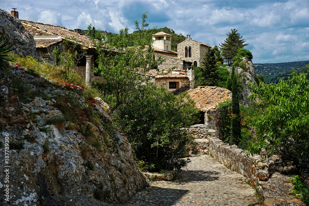 Aiguèze Historische Stadt