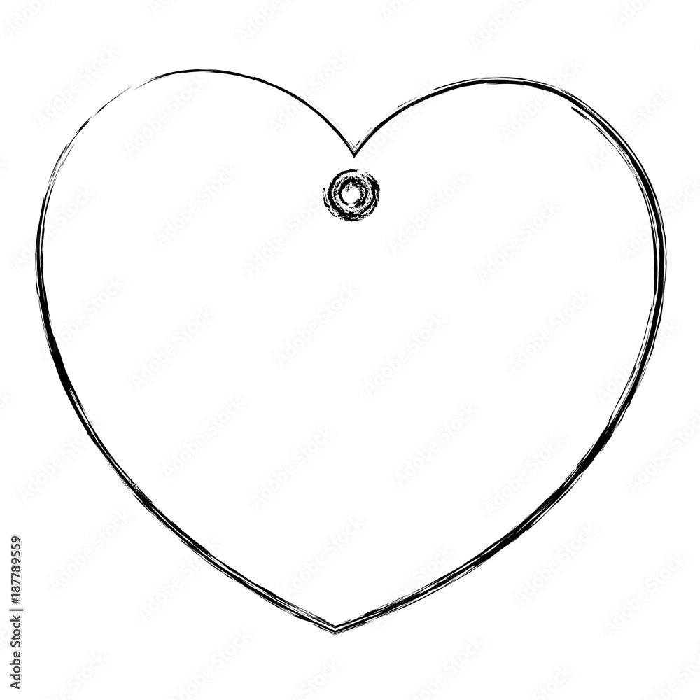 Fototapeta premium Hearts and love frame