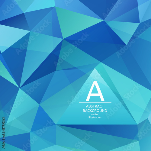 Vector abstract background of triangles