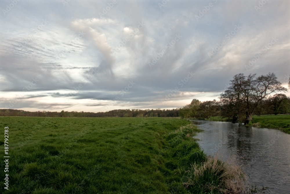 River Waveney, Outney Common, Suffolk, England River Waveney, Outney Common, Suffolk, England