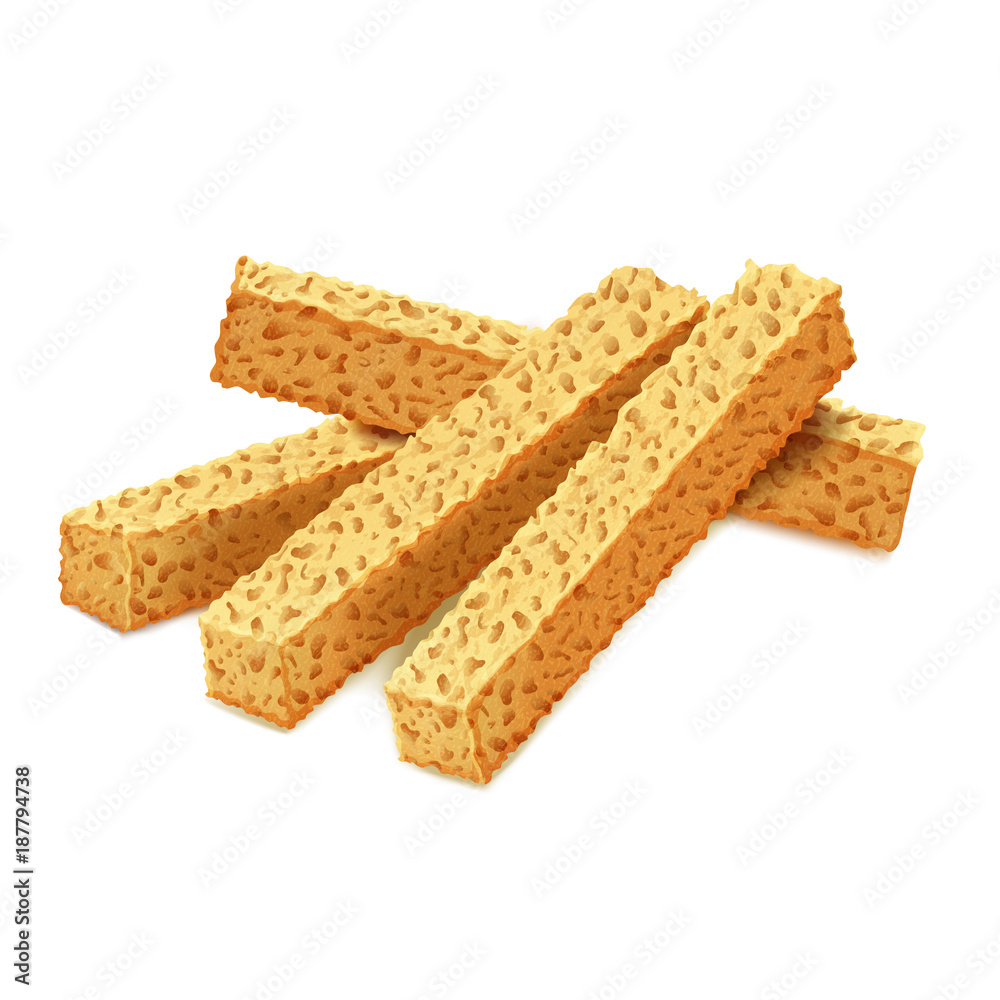 Slice of dry bread Slice of dry bread