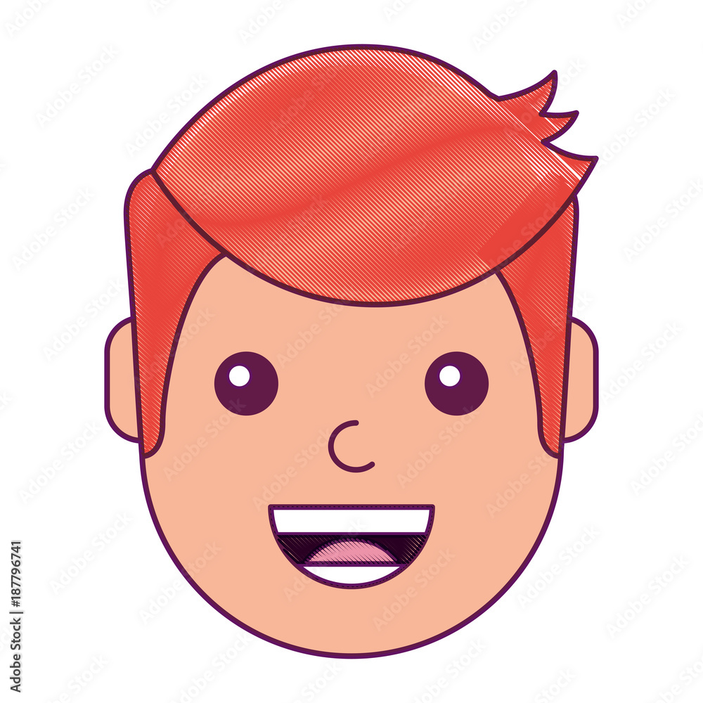 character man face laughing happy image vector illustration drawing design character man face laughing happy image vector illustration drawing design