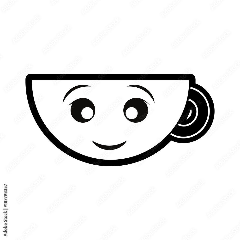 Mug porcelain cup smiling cartoon Mug porcelain cup smiling cartoon