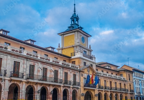 Historical center of Oviedo, Asturias, northern Spain