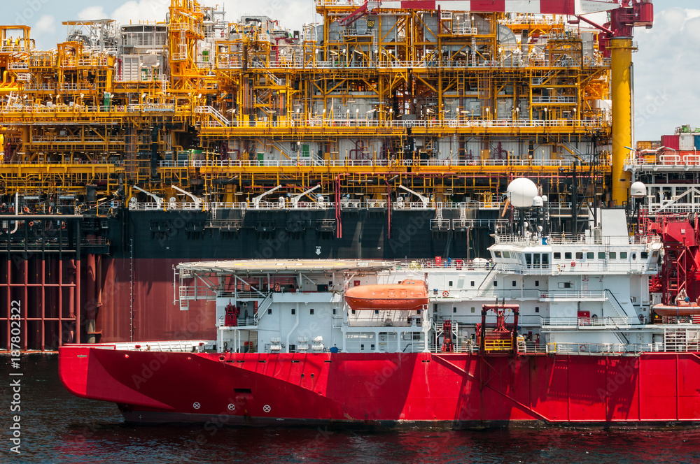 Offshore oil industry, Angola Stock Photo Adobe Stock