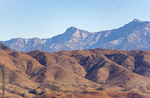 High Atlas Mountains in the north part of Africa  landscape of Middle Atlas Mountains