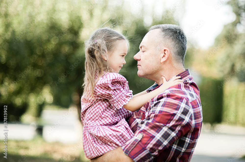 grandfather with granddaughter grandfather with granddaughter