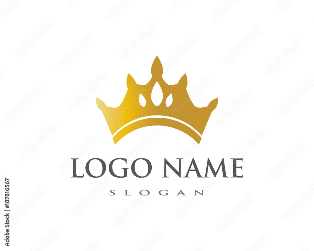 Crown Logo Template vector illustration Crown Logo Template vector illustration