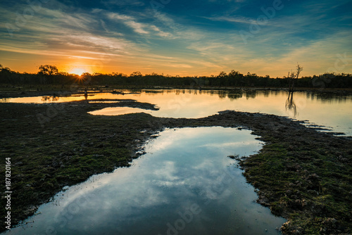 Mary River Flood Plains Northern Territory sunrise