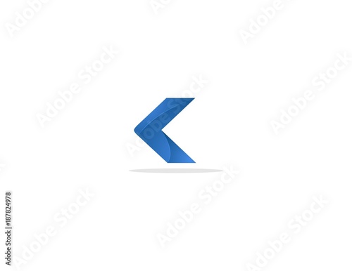 Free Download Letter K Arrow Modern Business Logo - GFXLoad