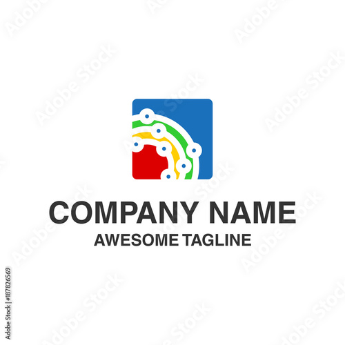 square technology digital logo Free Download square technology digital logo - GFXLoad