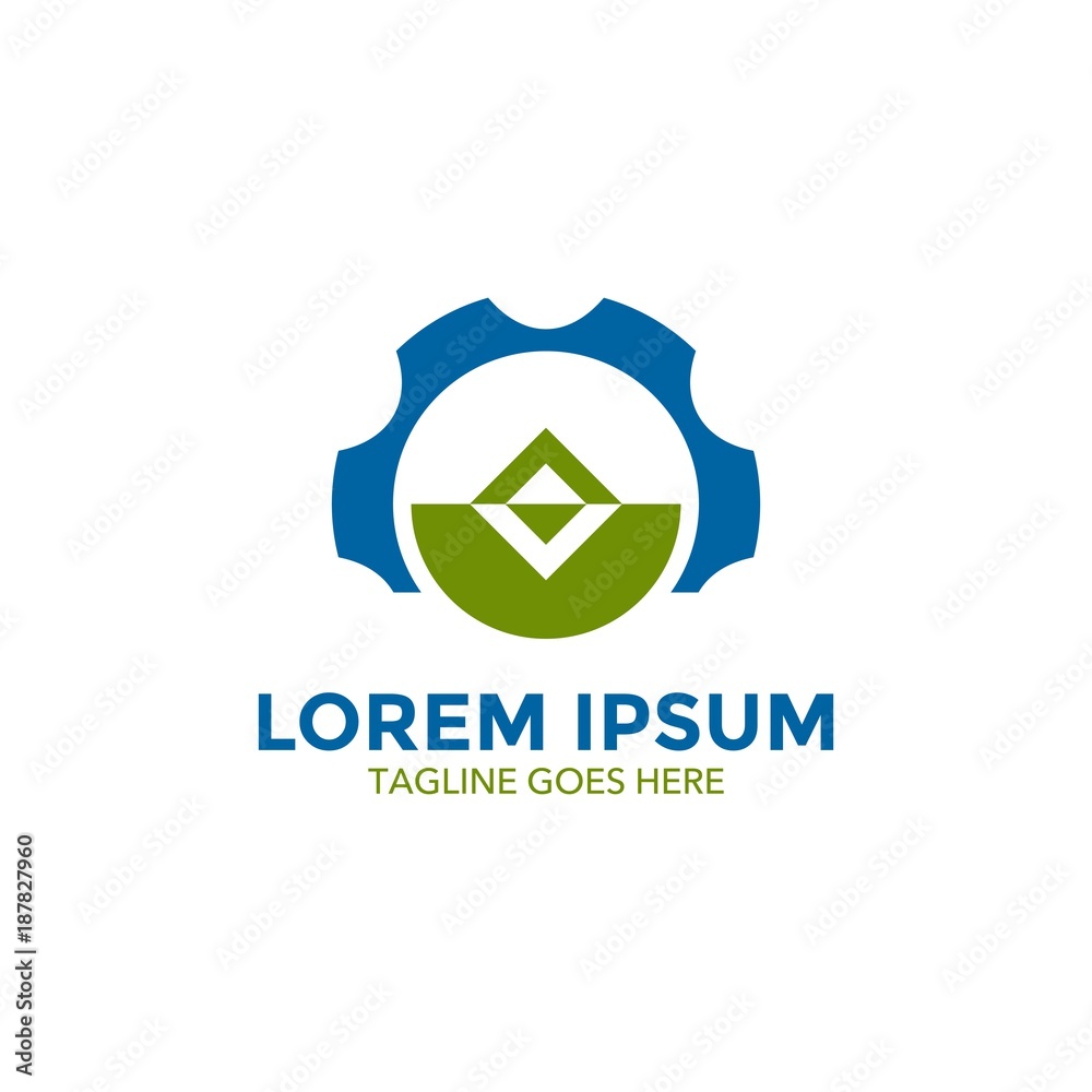 abstract manufacturing logo. vector. editable abstract manufacturing logo. vector. editable