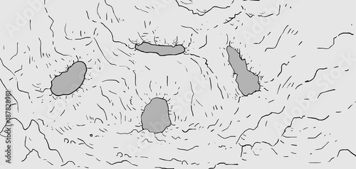 fantasy cavern illustration
